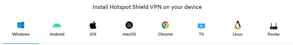 многоплатформенная совместимость hotspot shield