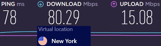 скорость сервера hotspot shield в Нью-Йорке