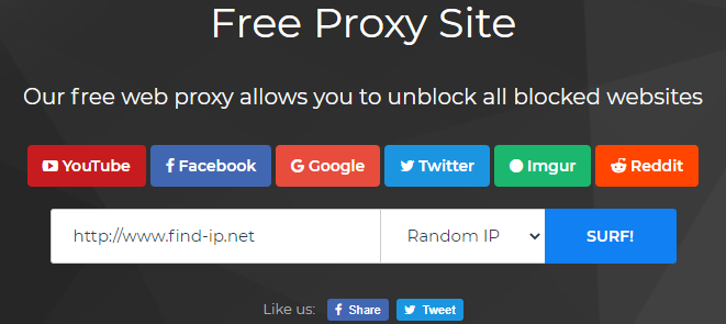 анонимайзер freeproxy.win